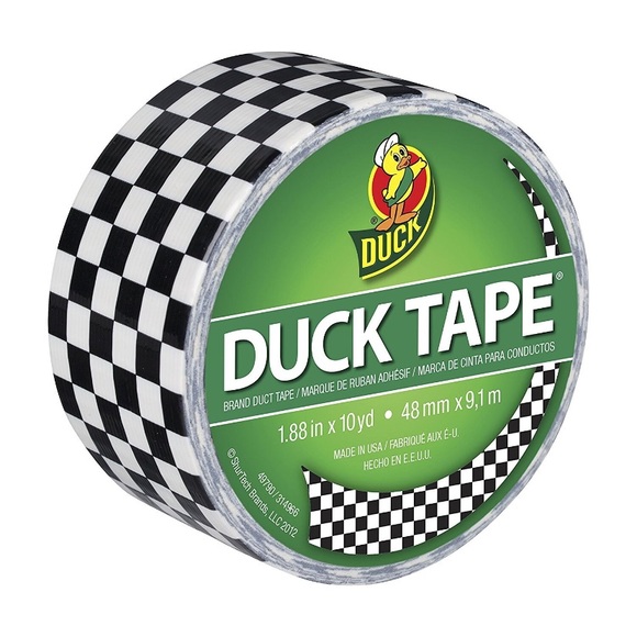NWT. 🏁 Duct tape checkers 10 yard roll.  New unopened package. - Picture 1 of 8
